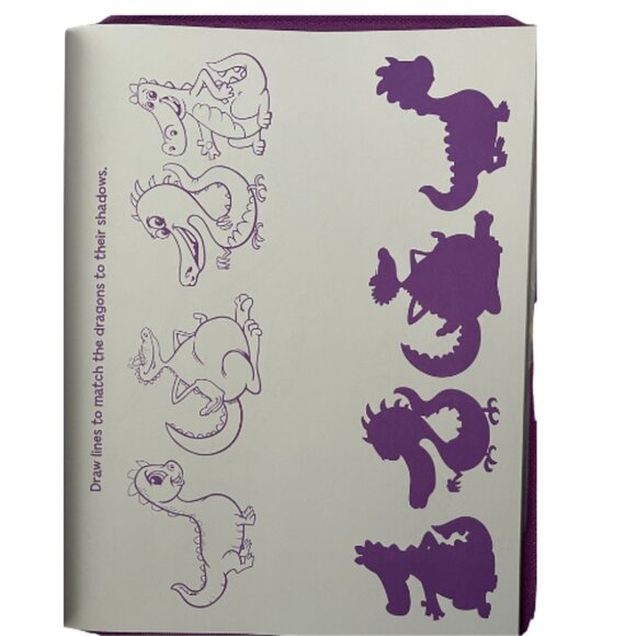 Dragon Kingdom Colouring Set with Lap Desk – Kids 32-Page Book, 100+ Stickers - Picture 4 of 7